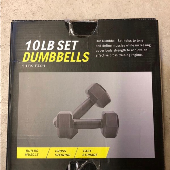10 LB Dumbbell Set ( 5 LB Each) - Picture 2 of 2